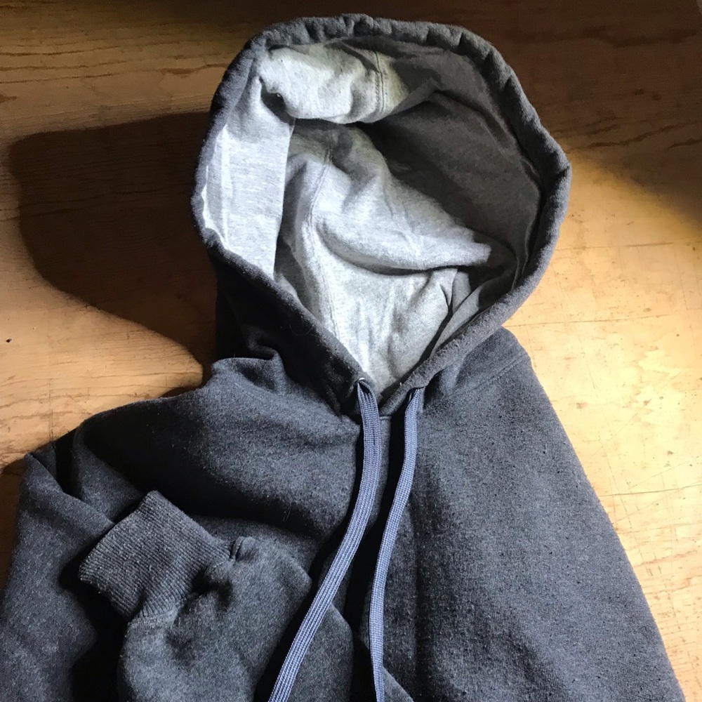 New gray Champion Hoodie (SM/CH)